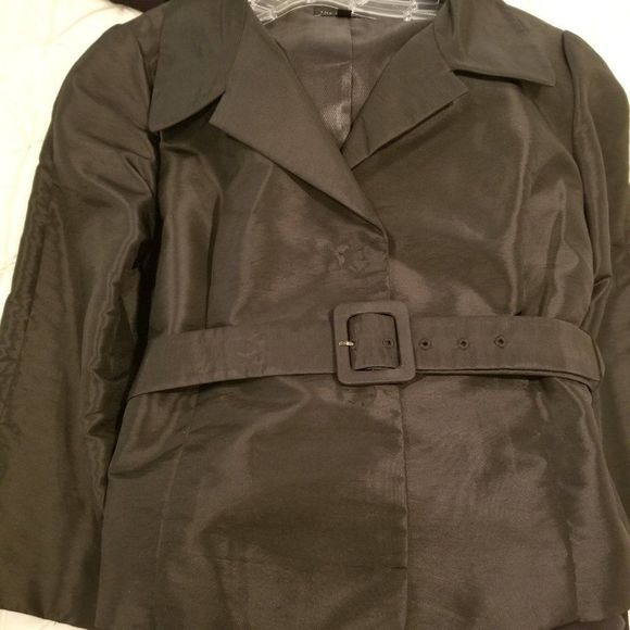 The Limited Evening Jacket w/optional Belt in Black Medium NWOT - Picture 2 of 5